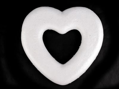 Polystyrene Heart Ring