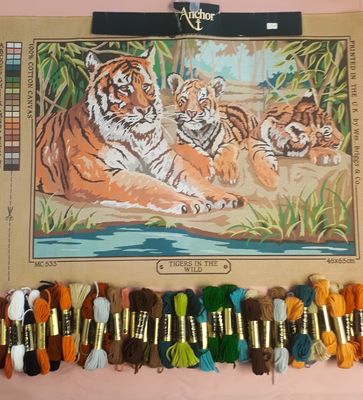 Tigers Tapestry Kit
