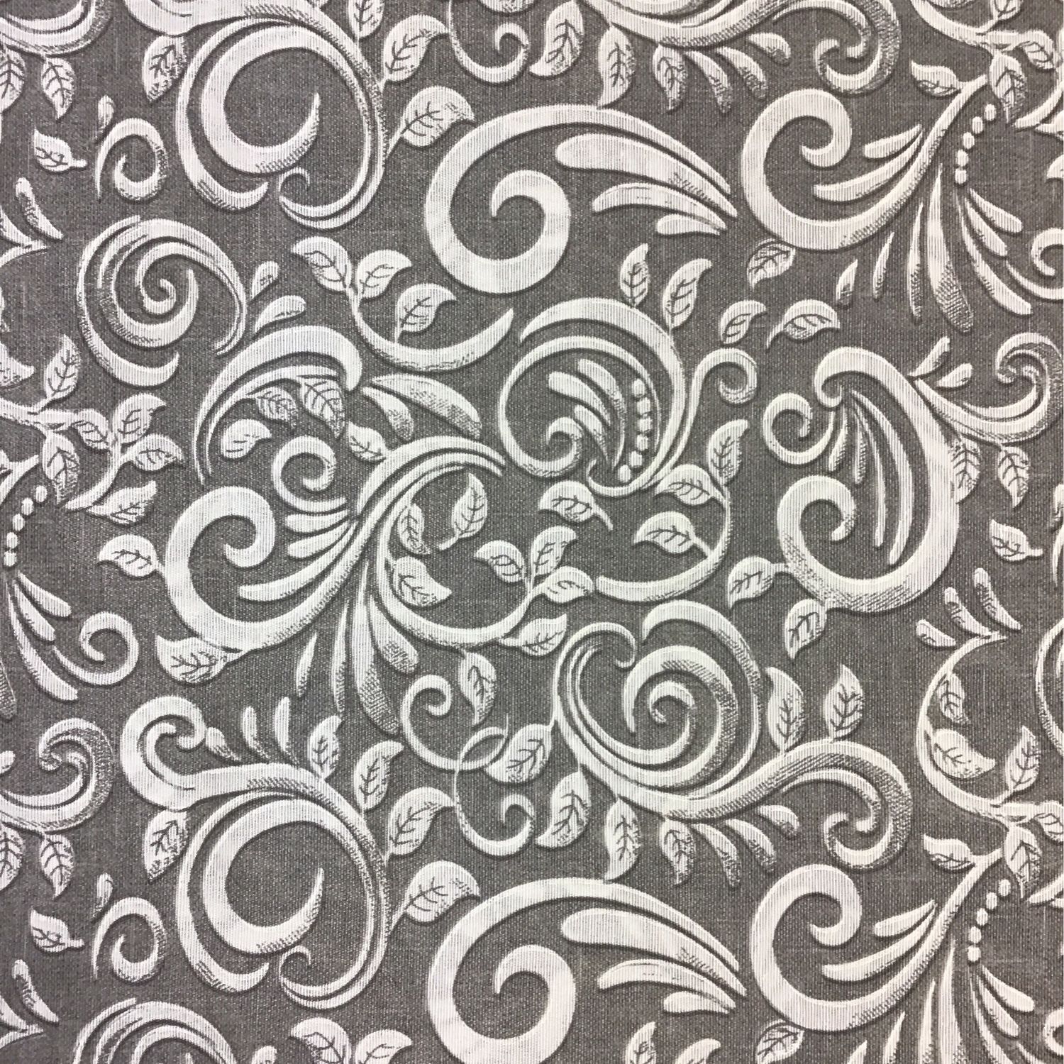 White Pattern On Grey