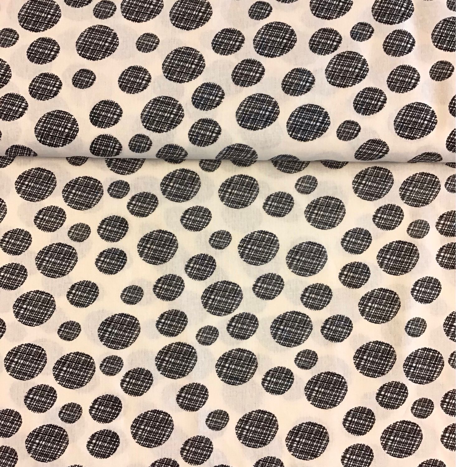 Black And White- Cotton Linen