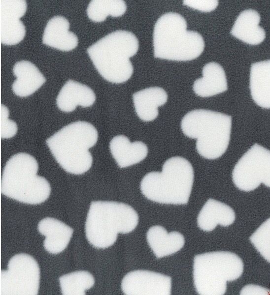 Anti-Pil Fleece Hearts