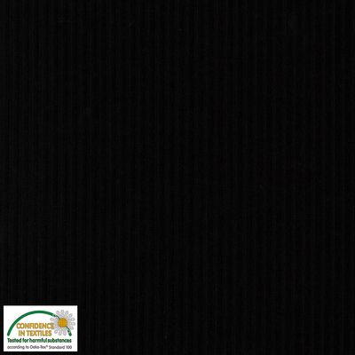 Avalon Corduroy Velour- Black 24-109