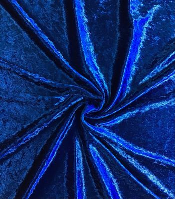 Crushed Velvet- Royal Blue
