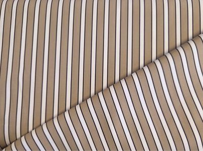 Dress Cotton- Cappuccino Stripe
