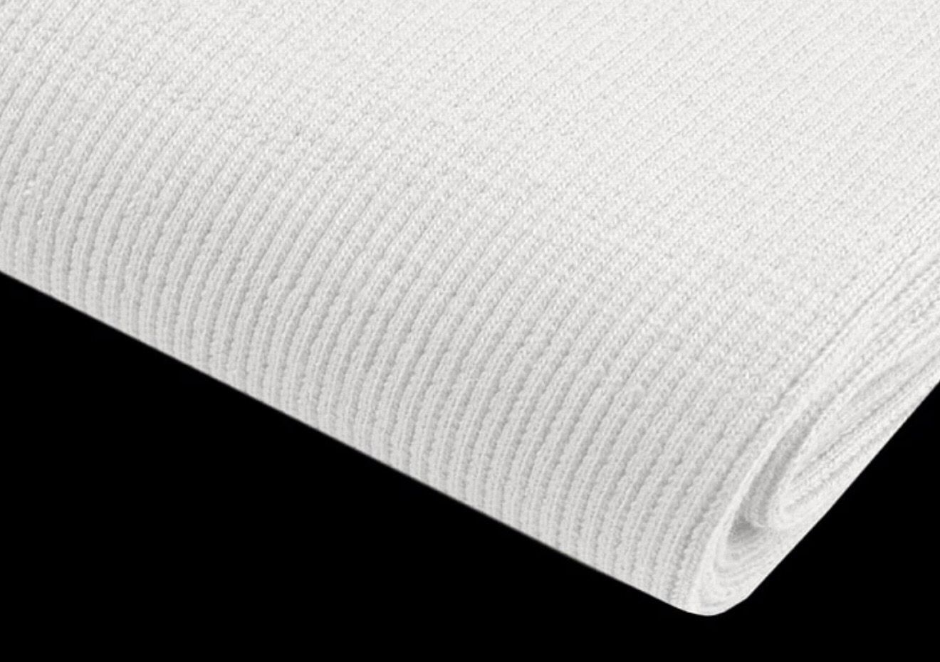 Cuffing/ Ribbing- White