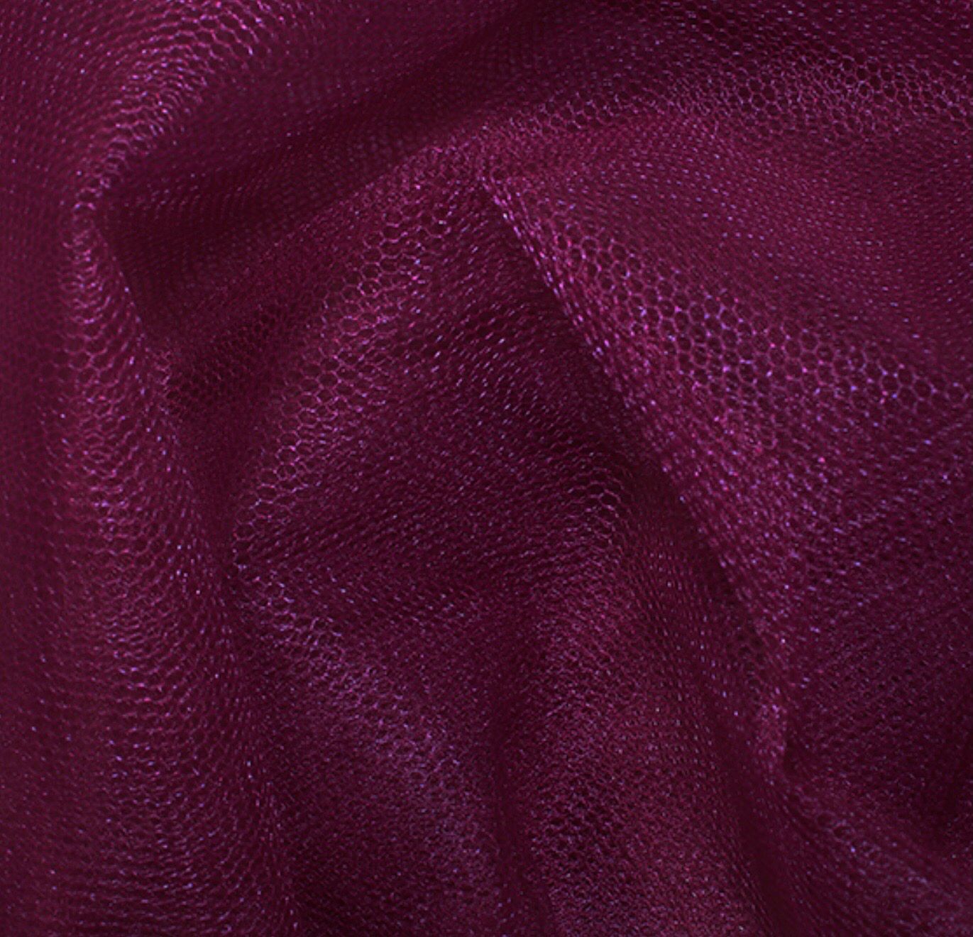 Dress Net/ Tulle- Wine