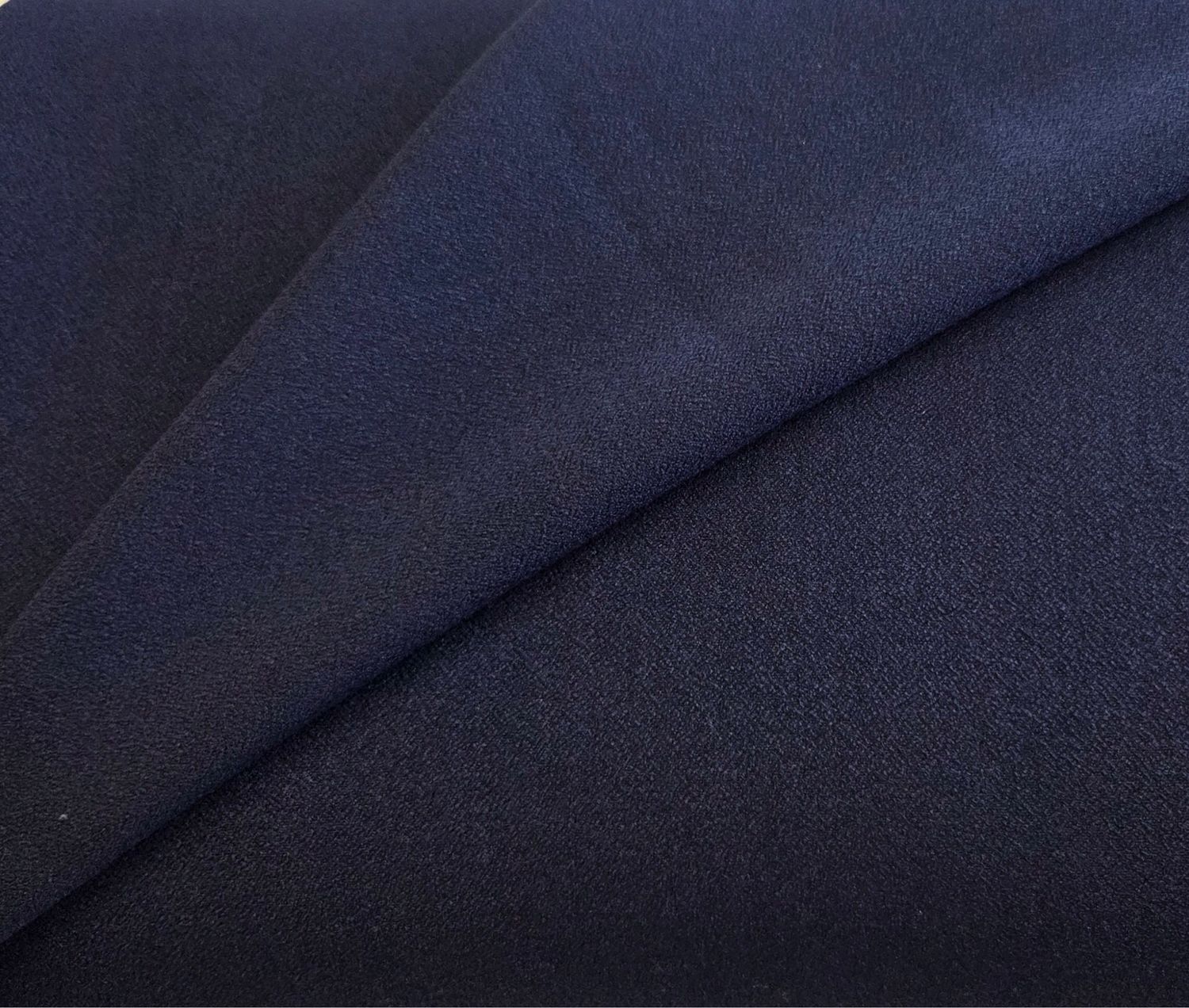 Heavy Crepe- Navy