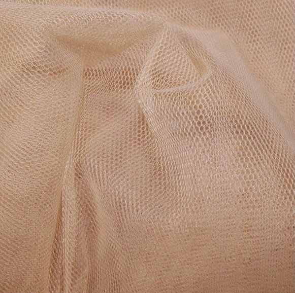 Dress Net/ Tulle- Almond