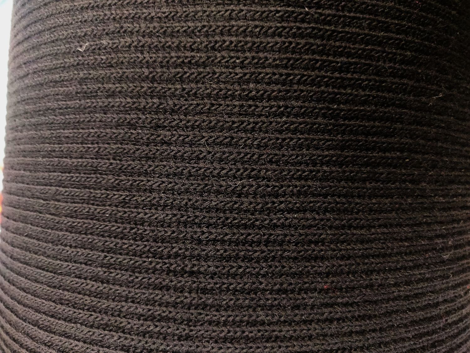 Knit Wool Blend Black