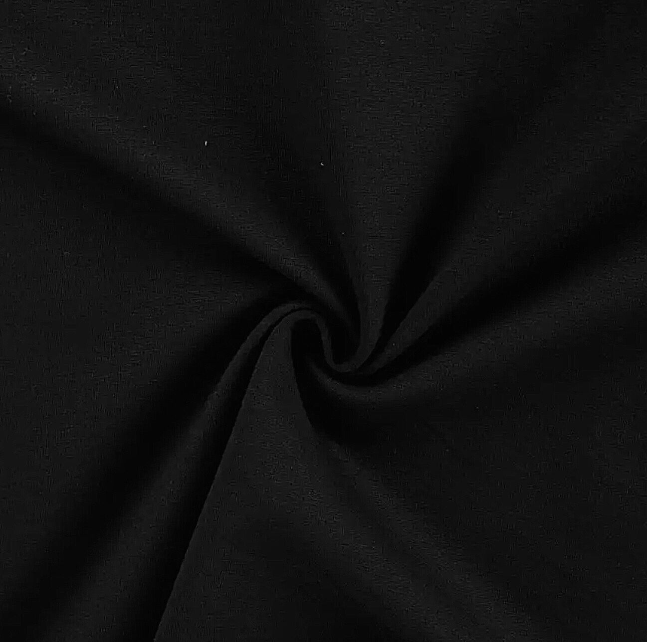 Heavy Crepe- Black