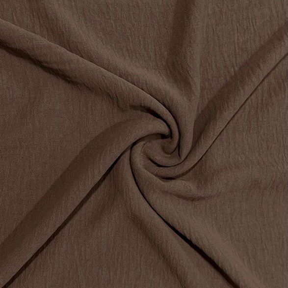 Italian Stretch Crepe- Coffee