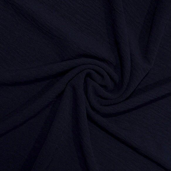 Italian Stretch Crepe- Navy