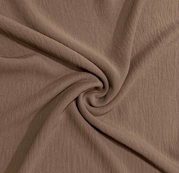 Italian Stretch Crepe- Taupe