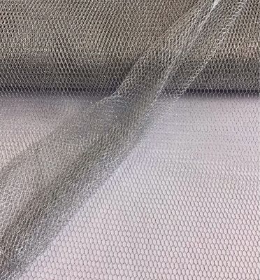 Metal Shiny Mesh- Silver