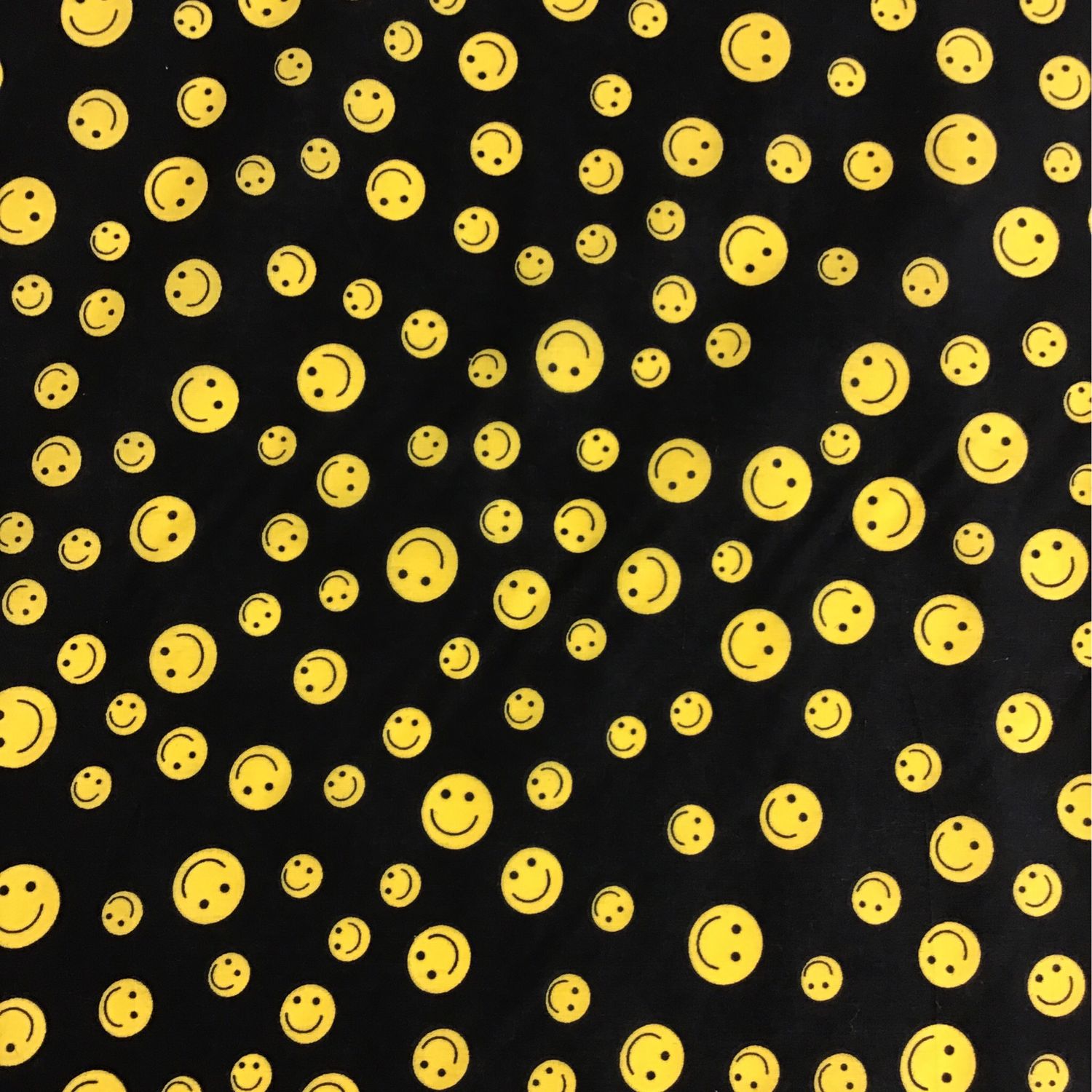 Polycotton- Smiley Faces