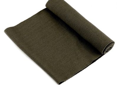 Ribbing / Elastic Rib Knit Fabric- Green Khaki-dark (105)