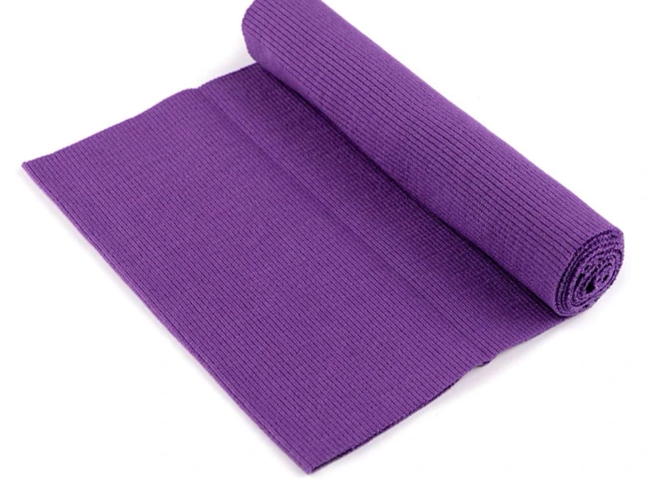 Ribbing / Elastic Rib Knit Fabric- Purple (77)