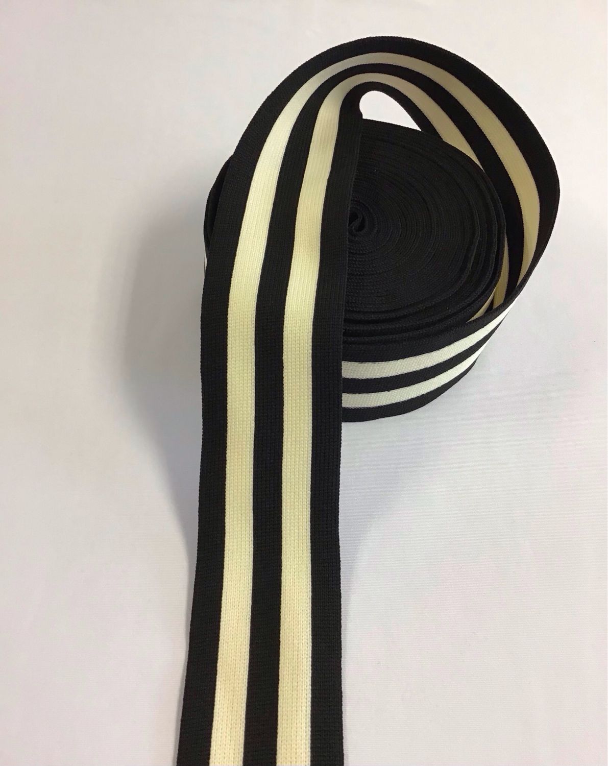 Side Ribbing- Black/cream