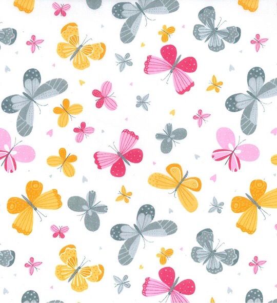 Polycotton-Butterflies