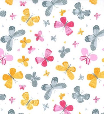 Polycotton-Butterflies