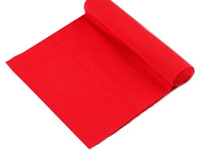 Ribbing / Elastic Rib Knit Fabric- Red (54)