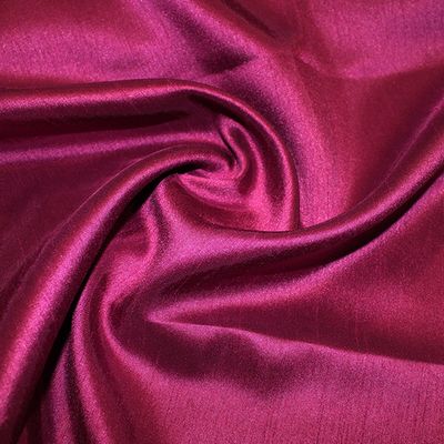 Shantung Satin- Sangria