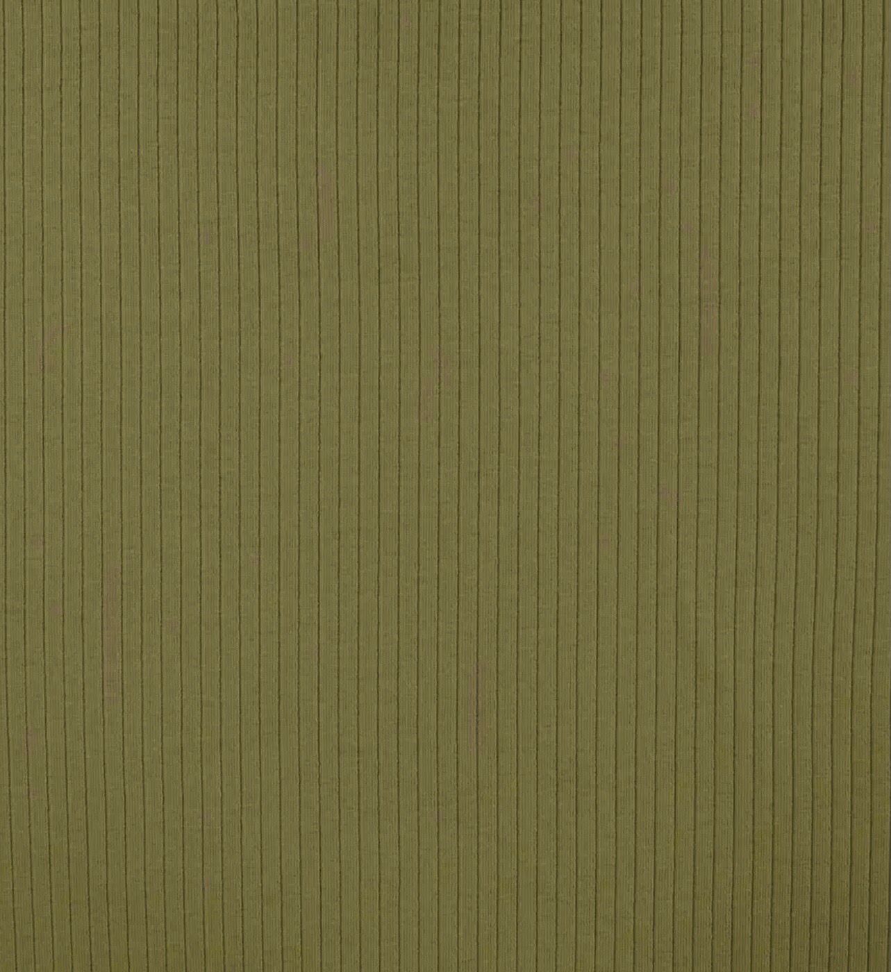 Ribbed Knit-Army