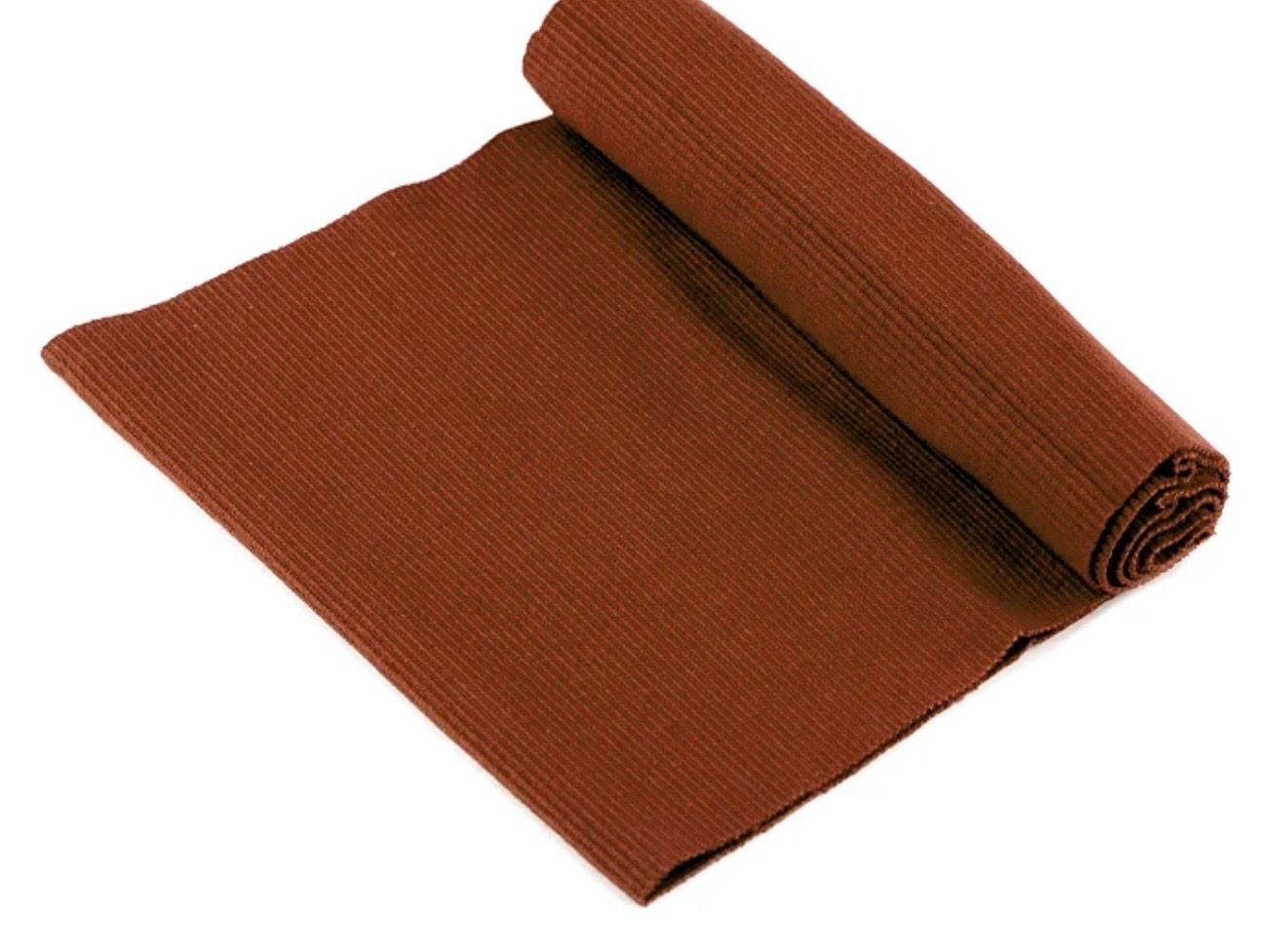 Ribbing / Elastic Rib Knit Fabric- Cognac Brown (82)