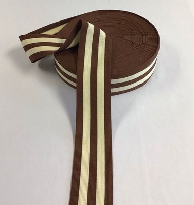 Side Ribbing- Brown/cream