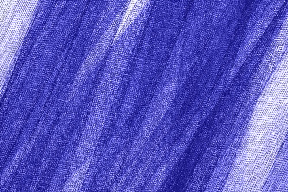 Wide Tulle- Blue