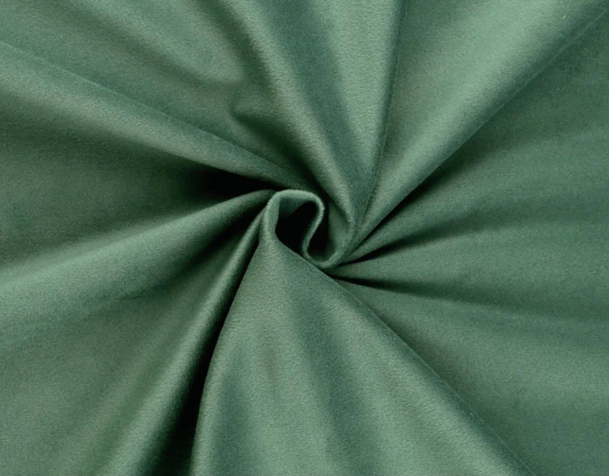 Wide Width Velvet- Frosty Green
