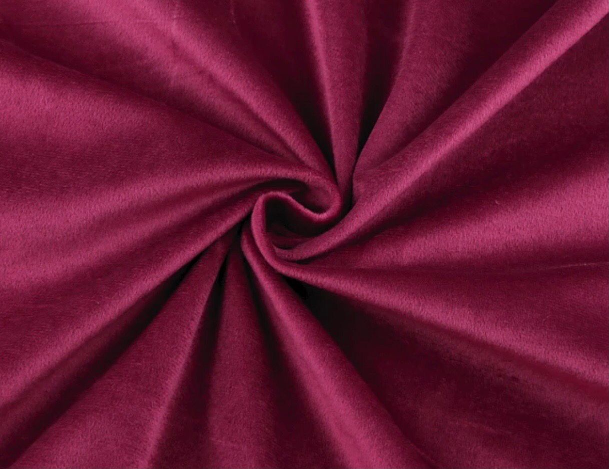 Wide Width Velvet- Pink-purple