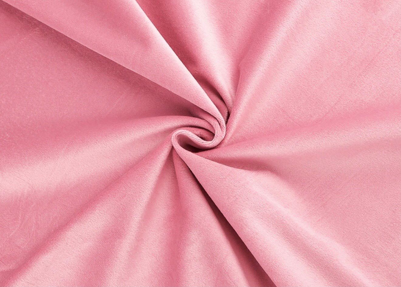 Wide Width Velvet- Vintage Pink