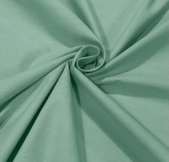 Yarn Dyed Cotton Chambray- Mint