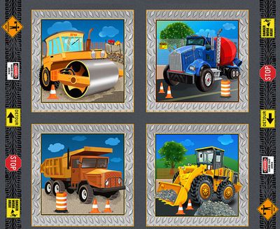 Construction Vehicles Panel