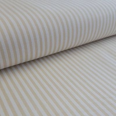 Cream White Striped