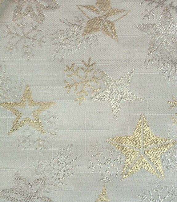 Christmas Gold/silver Stars And Snowflakes