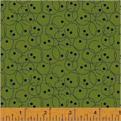 Vines - Circle Dot - Green