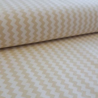 Cream White Zigzag