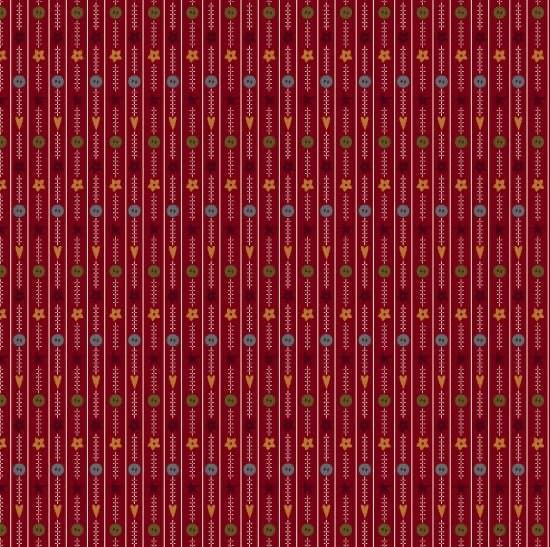 Bless This Home - Stripe Red