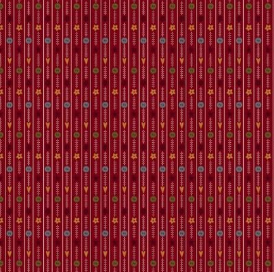 Bless This Home - Stripe Red