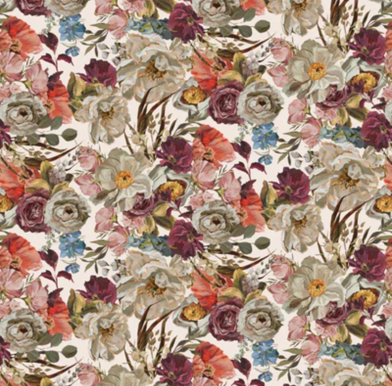 Dark Romance- Decadent Florals Light