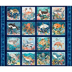 Deep Sea Dazzle- Picture Patches Panel