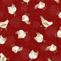 Farm Life Chickens - Red