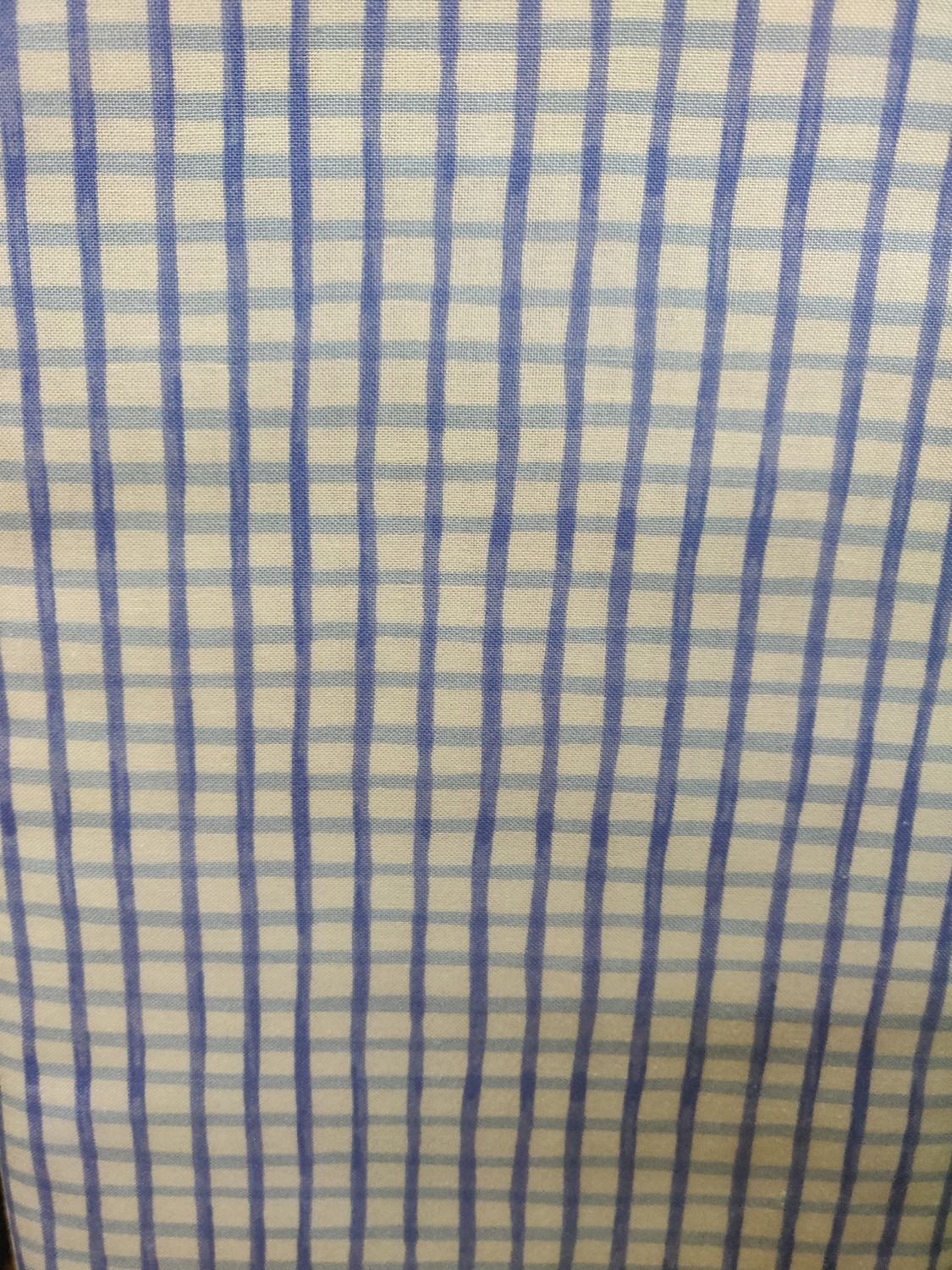 Flourish Blue Checkers