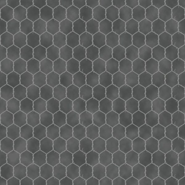 Down On The Farm Chicken Wire Grey