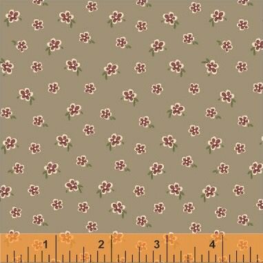 Elm Cottage - Mini Floral Khaki
