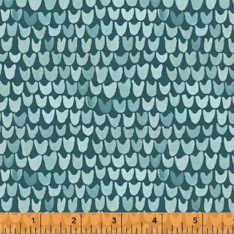 Enchanted Forest Petals Aqua