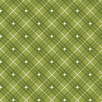 Gnome for the Holidays- Plaid- Green