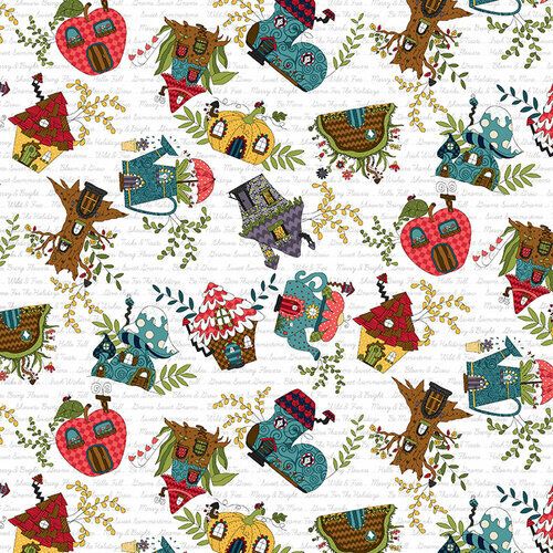 Gnome for the holidays- House Tossed Allover- White